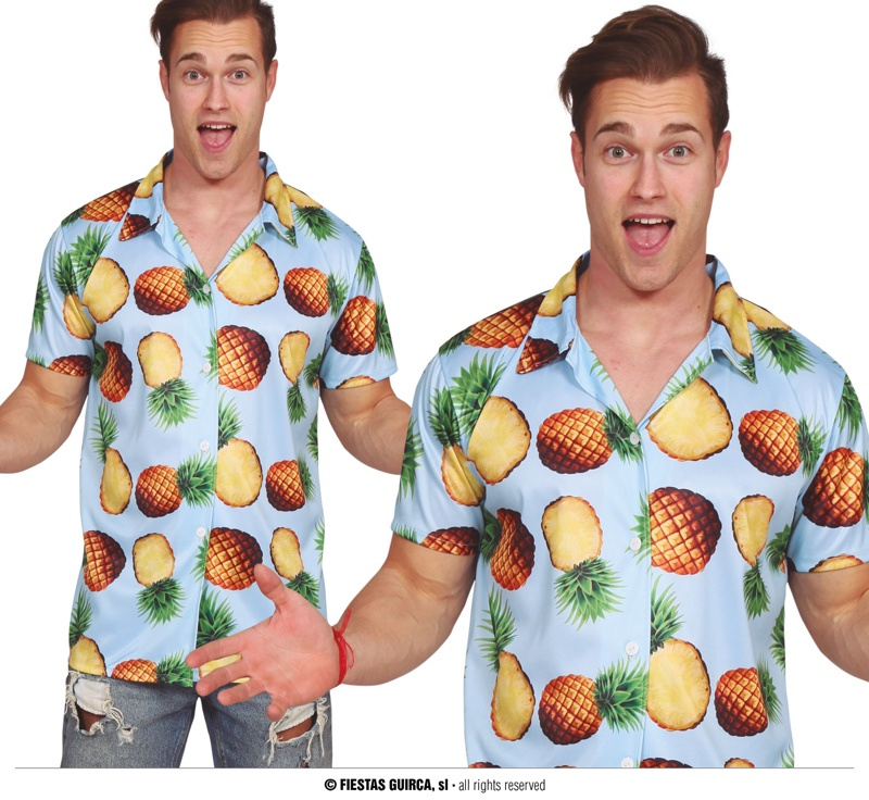 Camisa Hawaiana pinas adulto