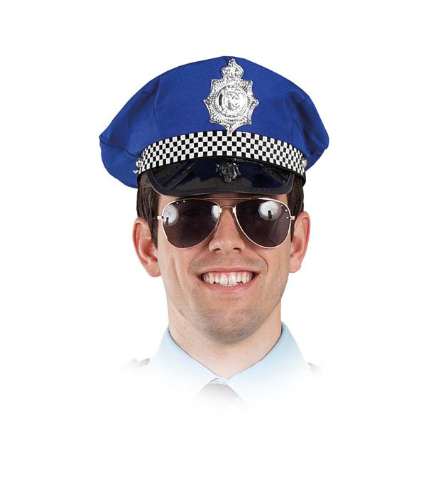 Gorra policía azul