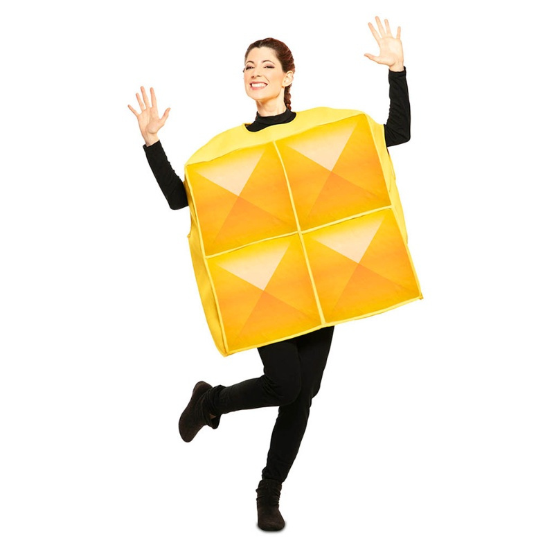 Disfraz de Tetris amarillo O  adulto