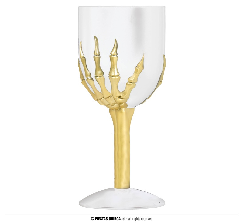 Copa esqueleto para beber 18 cms.