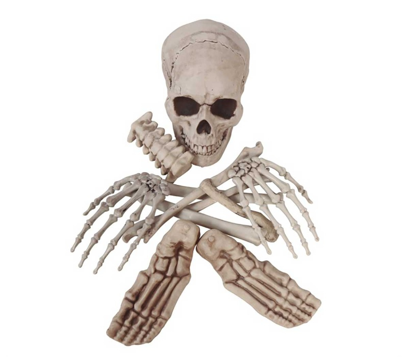 Bolsa 12 huesos decoración halloween