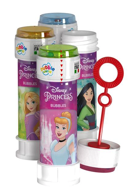 Tubo pompas jabón 60 ml. princesas