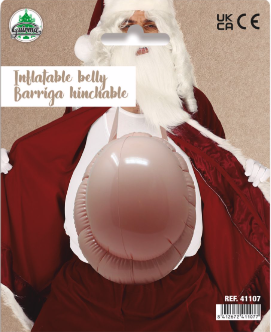 Barriga papa noel hinchable