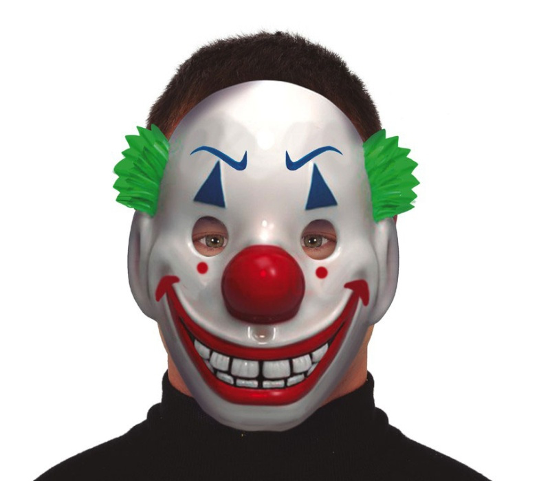 Máscara Payaso sonriente pvc