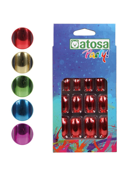 Uñas metalizadas colores