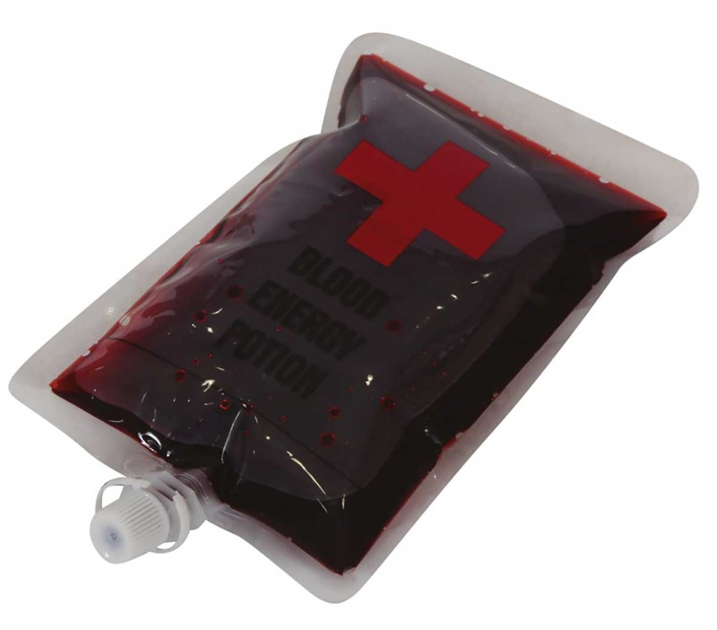 Bolsa medica con sangre 200 ml.