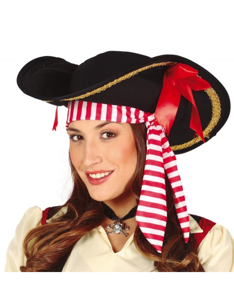 Sombrero Pirata Mujer de Fieltro