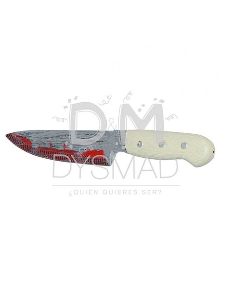 Cuchillo decoración realista pvc