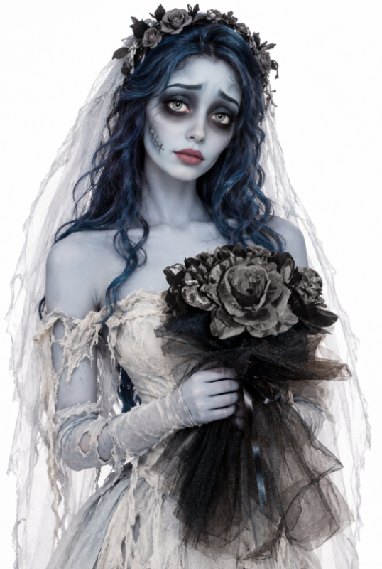 Ramo novia cadaver gris