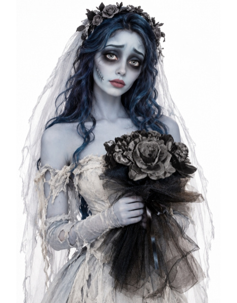 Ramo novia cadaver gris