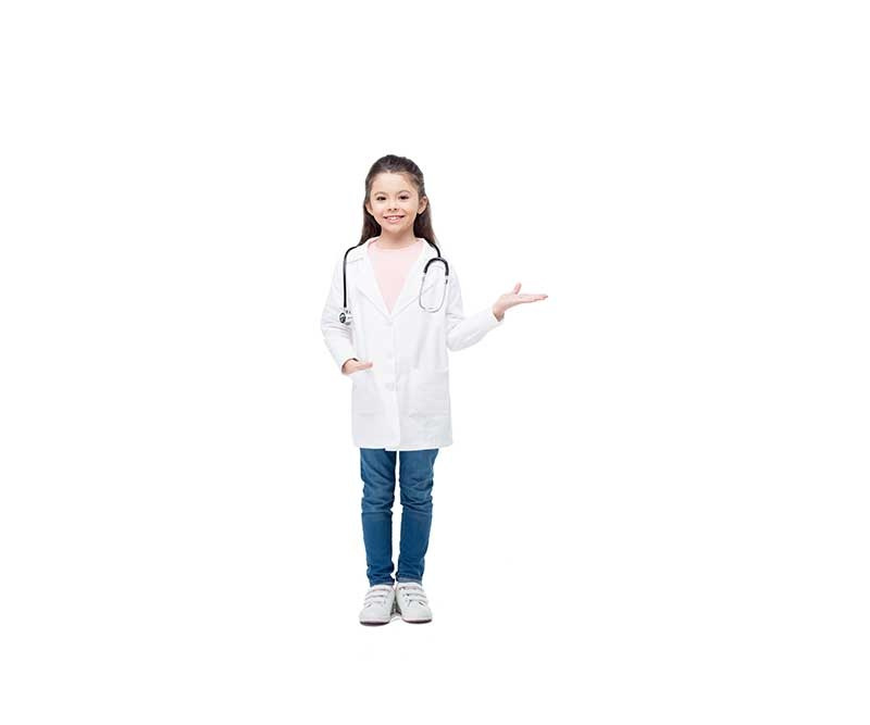 Disfraz Bata médico infantil