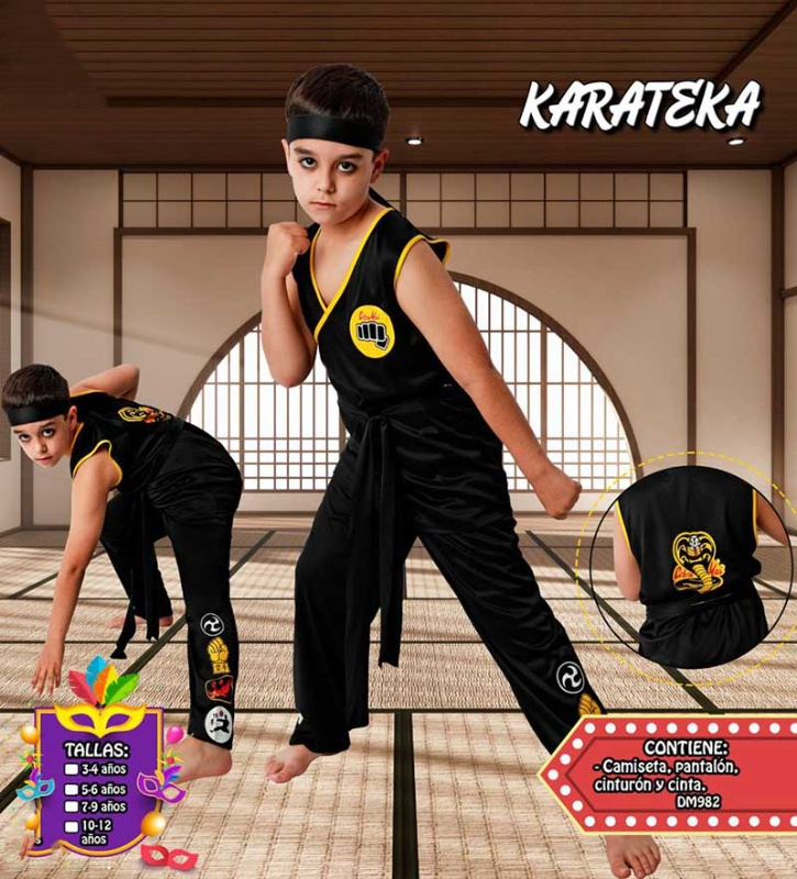 Disfraz Karate Kid infantil