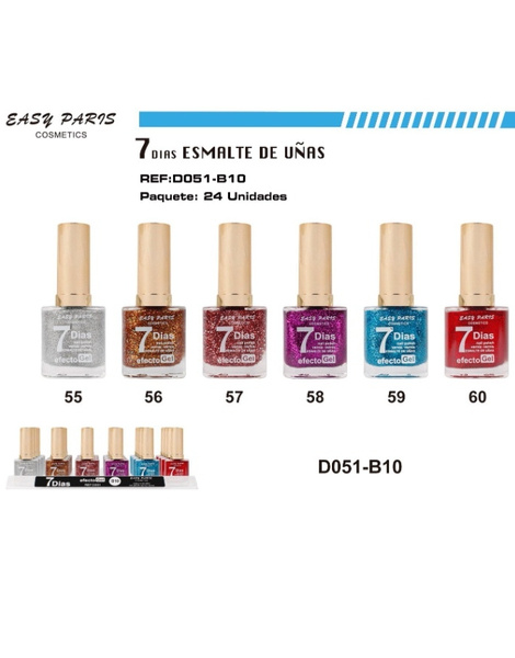 Esmalte Purpurina efecto GEL