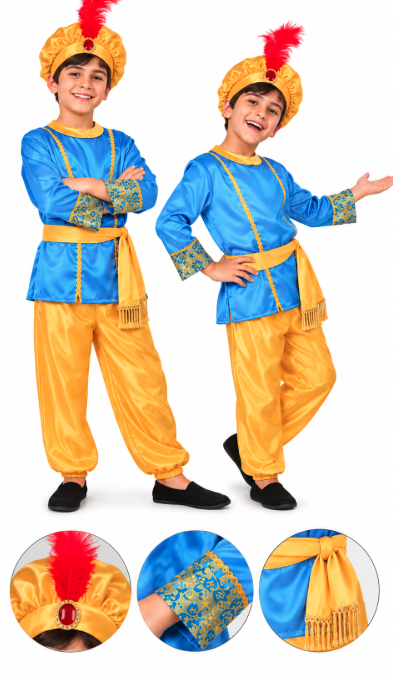 Disfraz Paje azul infantil DM
