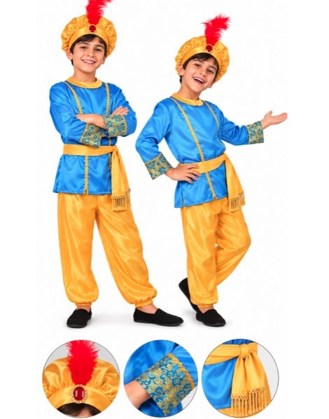 Disfraz Paje azul infantil DM