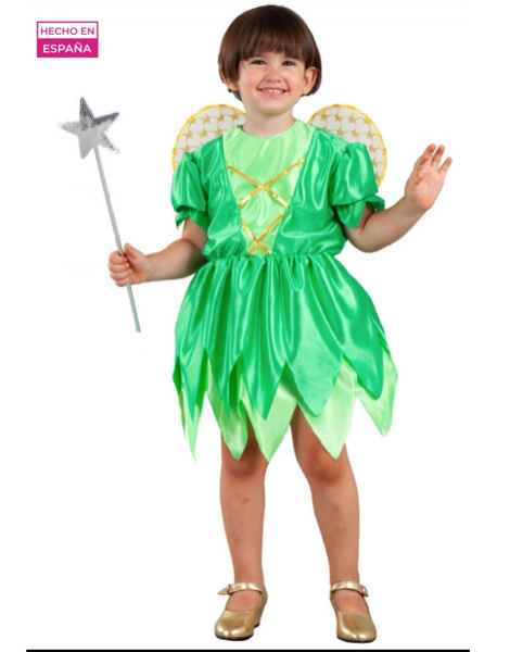 Disfraz Campanilla verde para bebés