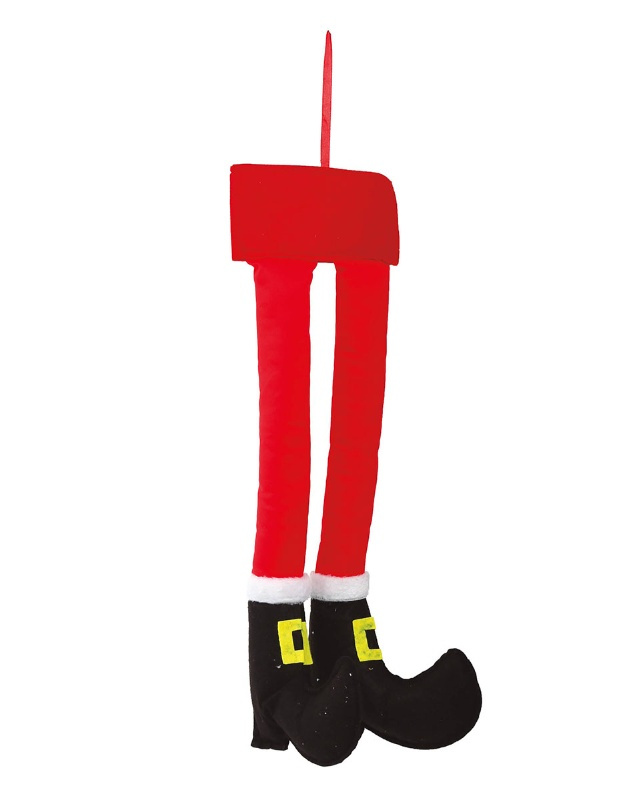 Decoracion piernas papa noel 50 cms.