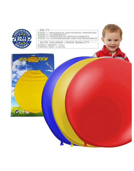 Globo  gigante 1 metro col.surtidos