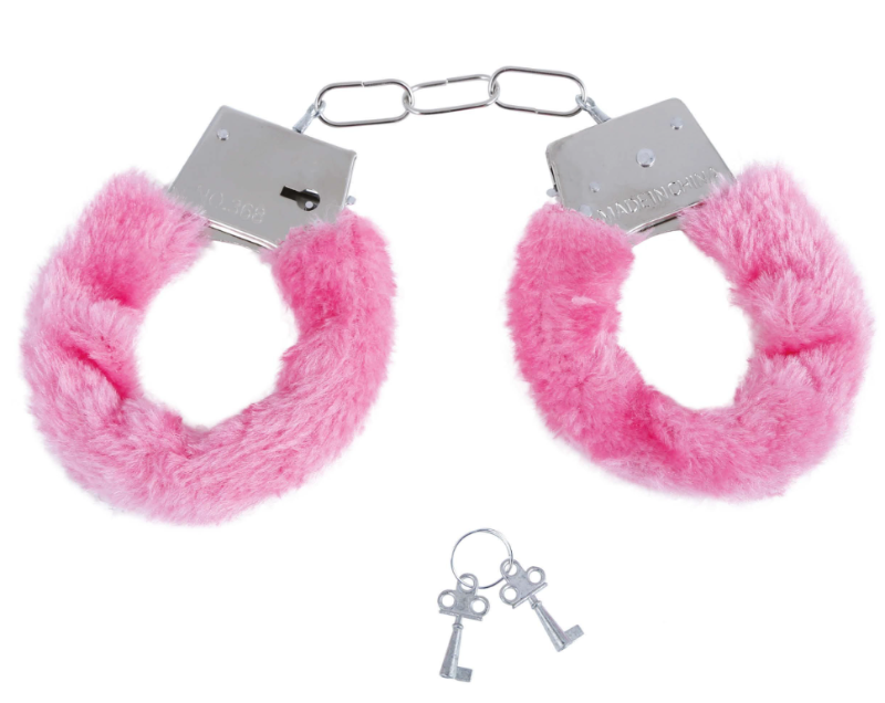 Esposas con terciopelo rosa