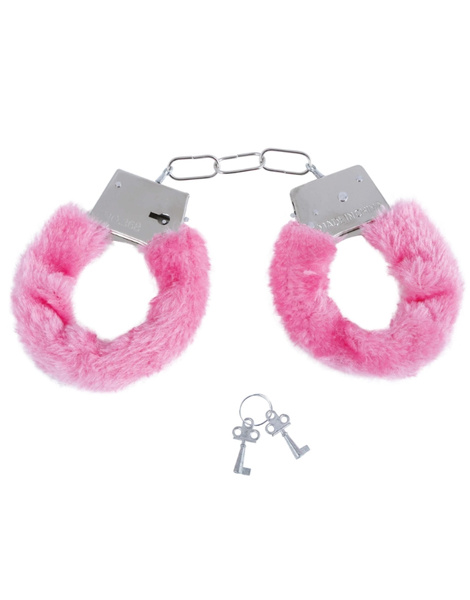Esposas con terciopelo rosa