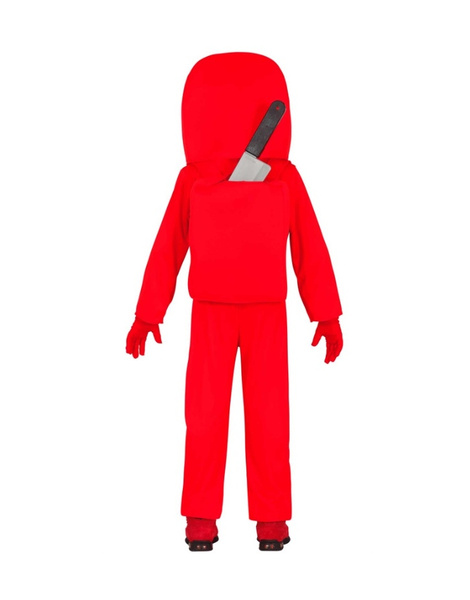 Disfraz astronauta rojo infantil-juvenil