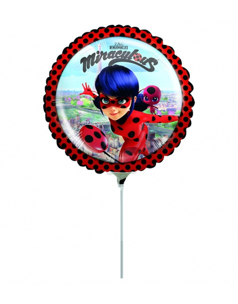 pronóstico lote trabajo Globo Mini Foil Ladybug 9"