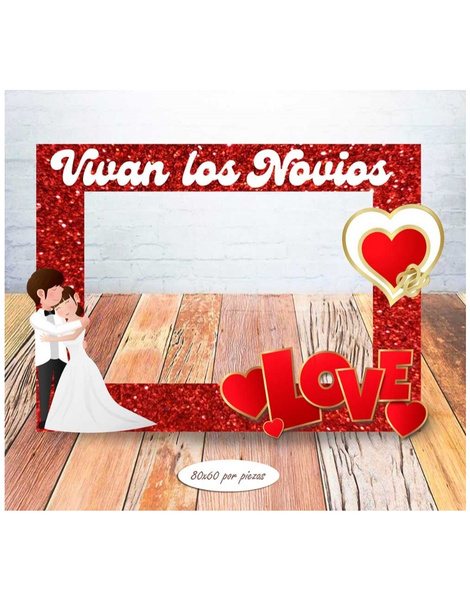 Marco 80x60 Vivan los Novios col.surt.