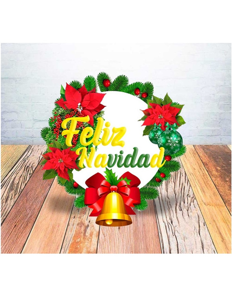 Figura sticker porex campana 30 cms.