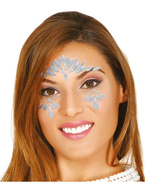 Joyas faciales adhesivas glow in dark