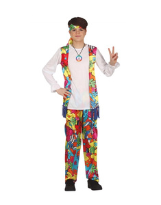 Disfraz Hippie unisex juvenil T14/16años