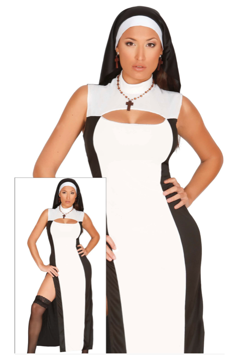 Disfraz Monja sexy para mujer