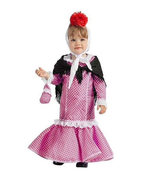 Disfraz Chulapa rosa para bebes