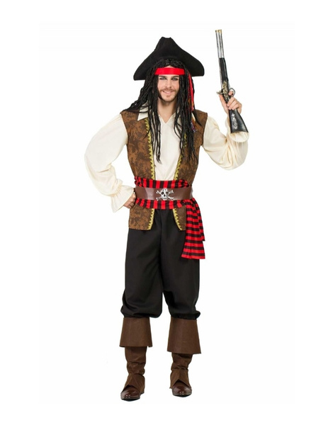 Descenso repentino Integración Entrada Disfraz Pirata hombre