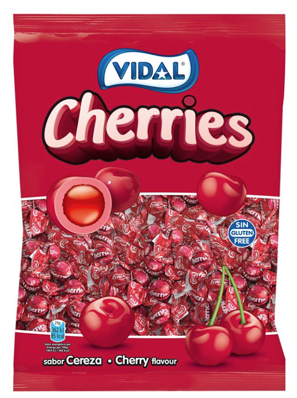 Caramelos Cherries BOL-200 piezas  Vidal