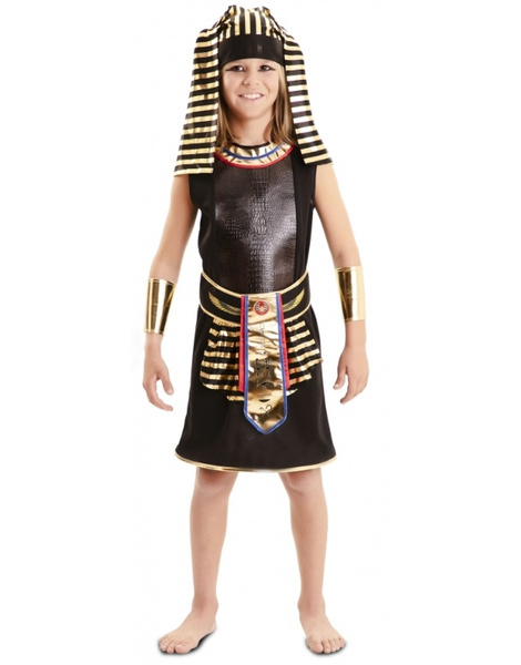 Disfraz Egipcio negro/dorado infantil