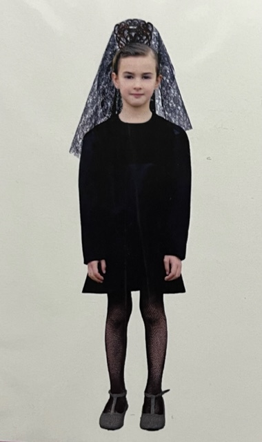 Vestido Mantilla completo infantil