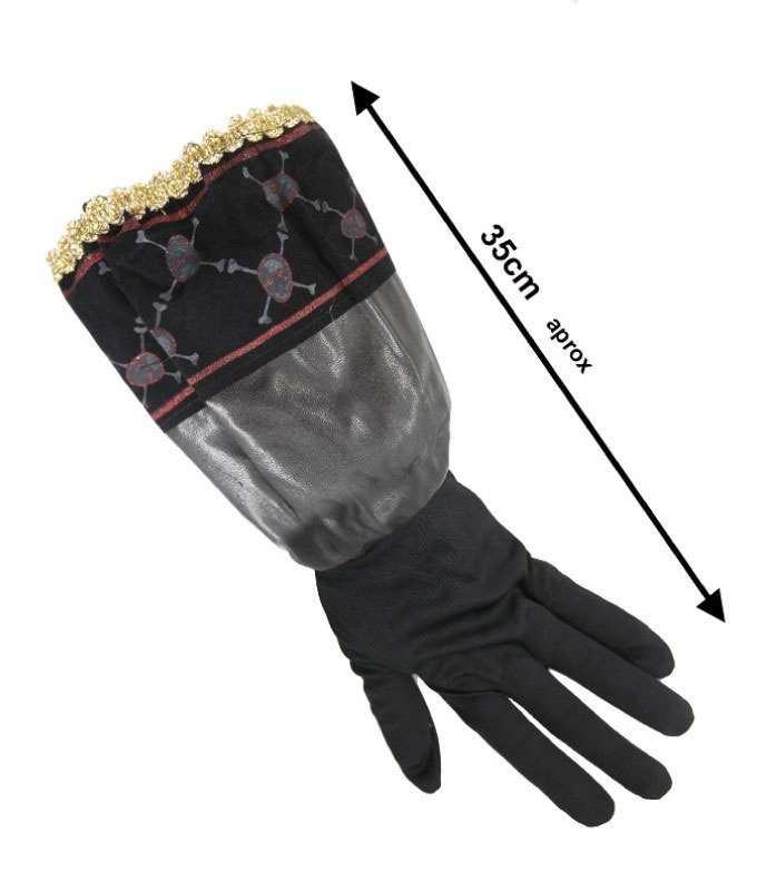 Guantes pirata polipiel adulto