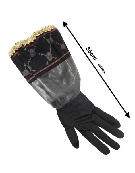 Guantes pirata polipiel adulto