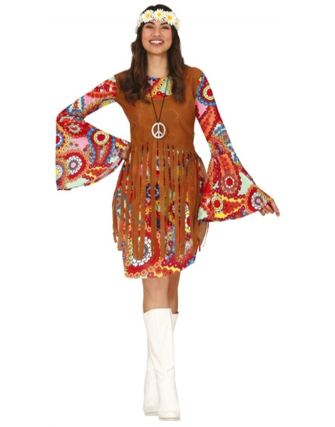 excusa Identidad Acelerar Disfraz Hippie para mujer