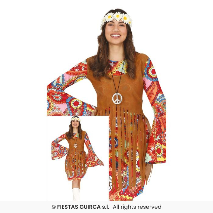 Disfraz Hippie para mujer