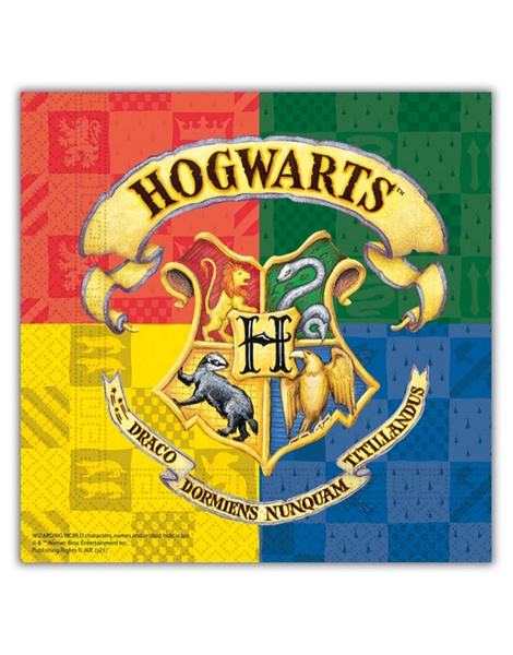 20 Servilletas  Harry Potter 33x33 cms