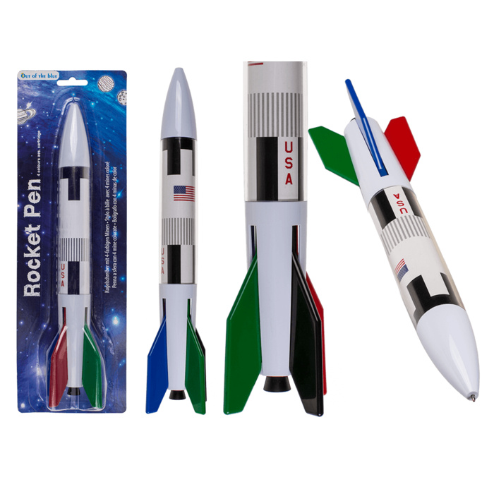 Bolígrafo cohete con 4 colores