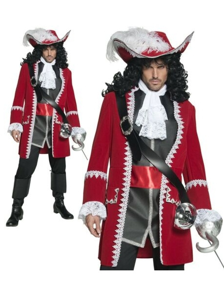 Disfraz Capitán Pirata deluxe adulto