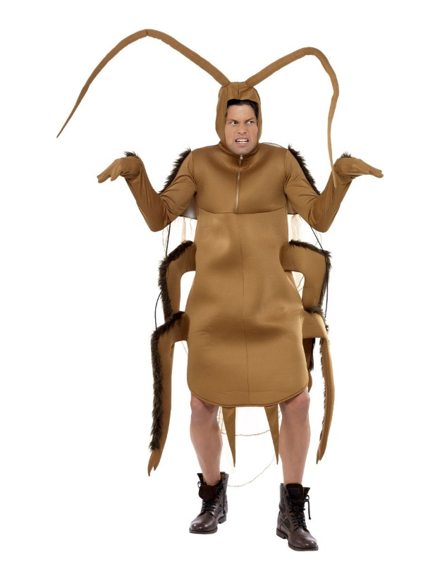Disfraz Cucaracha marrón para adulto T.U