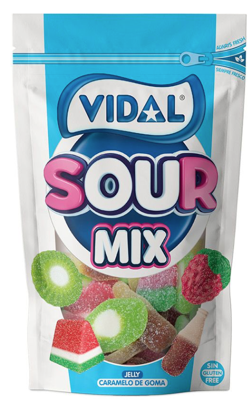 Sour Mix T-180gr. Doypack Vidal