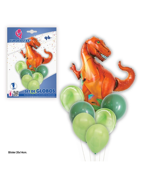 Set globos Dinosaurio