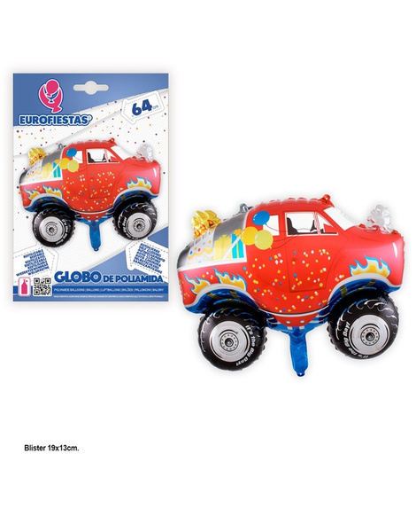 Globo Poliamida Monster Truck 48 cms.