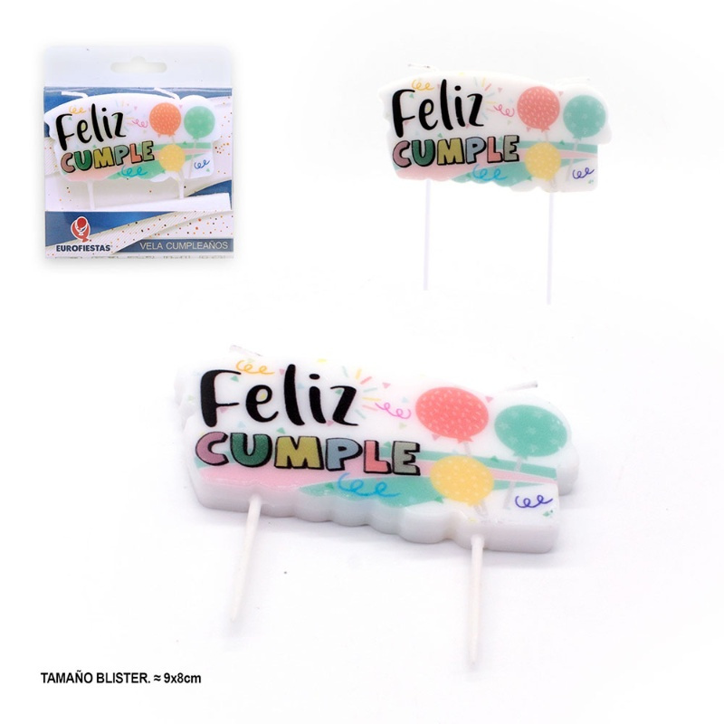 Vela Feliz cumple globos