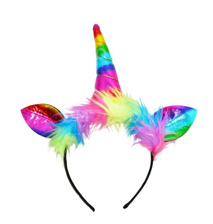 Diadema Unicornio rainbow
