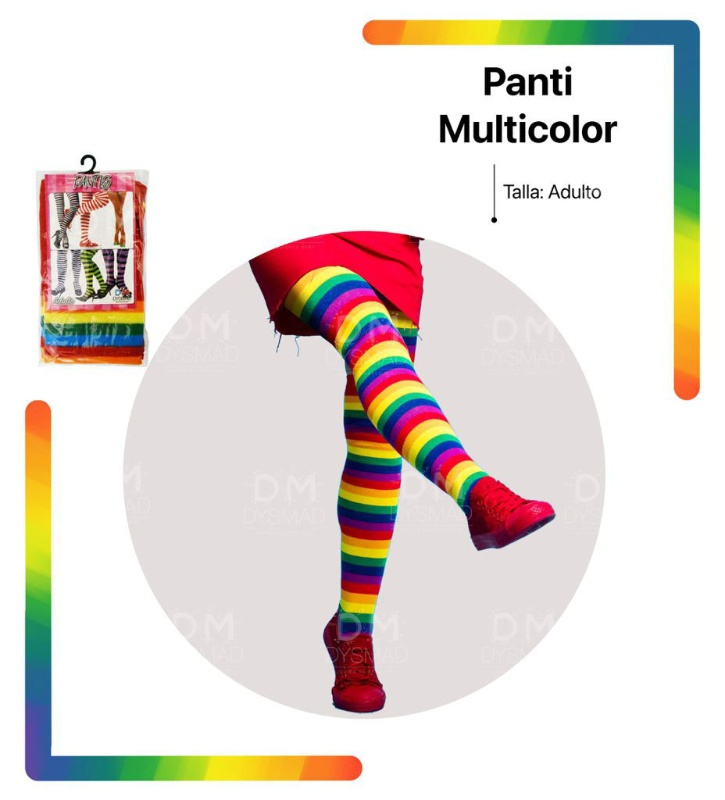 Panty multicolor adulta